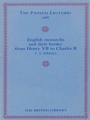 cover image of English Monarchs and their Books